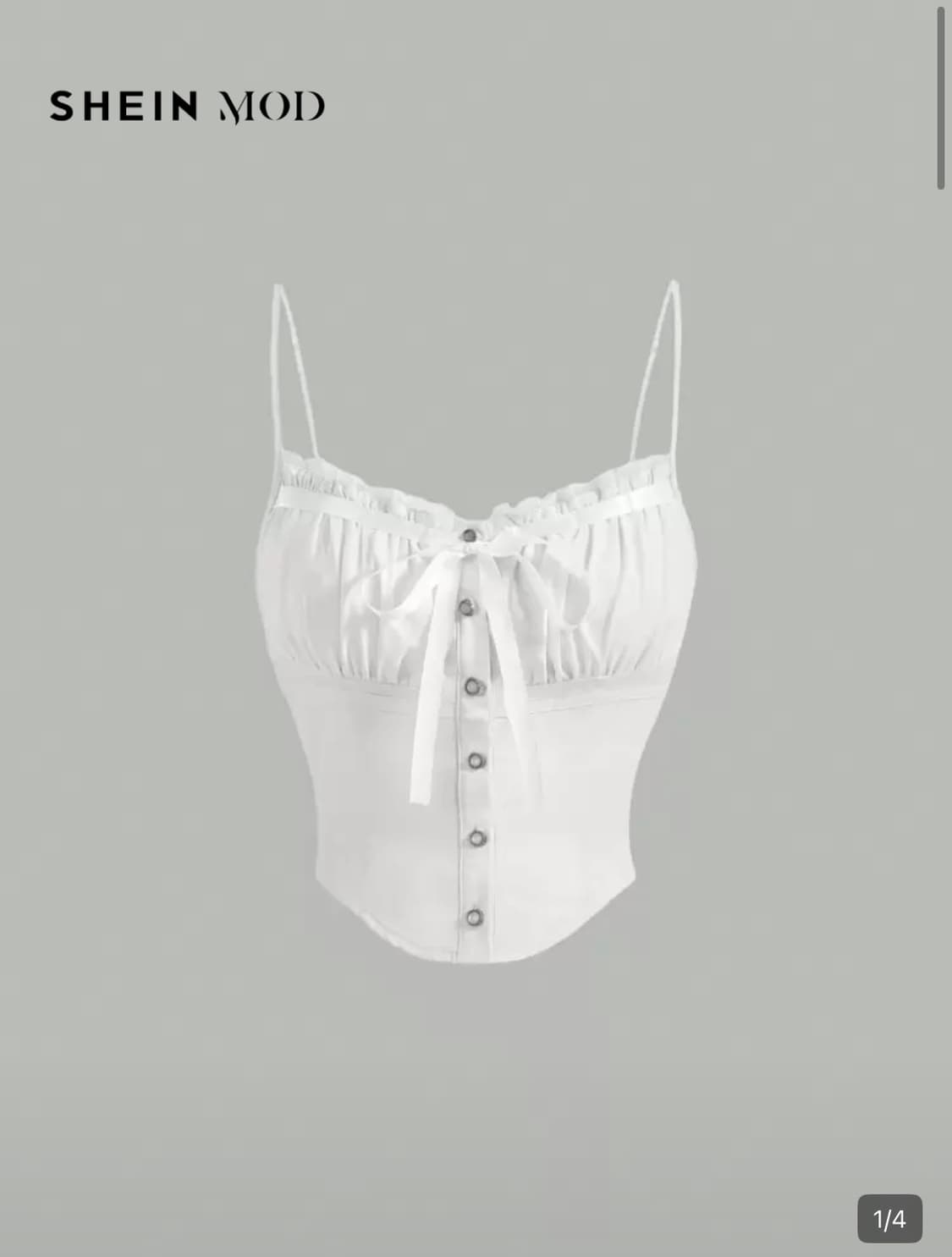 (새상품)쉬인 에이블리 러블리 탑 나시 시즈니룩 상품이미지1