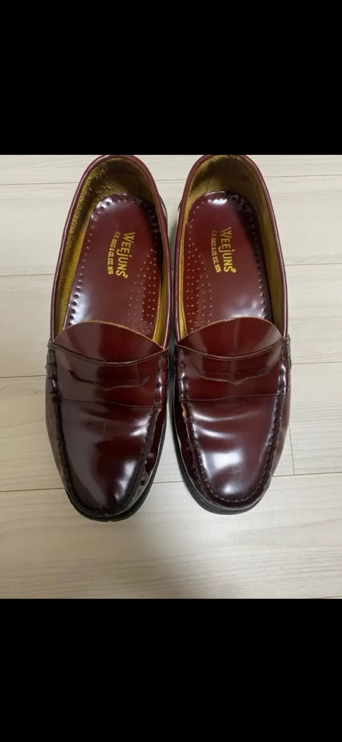 GHbass 바스위준 버건디 로퍼 255-260사이즈 (페니더비슈즈 상품이미지3