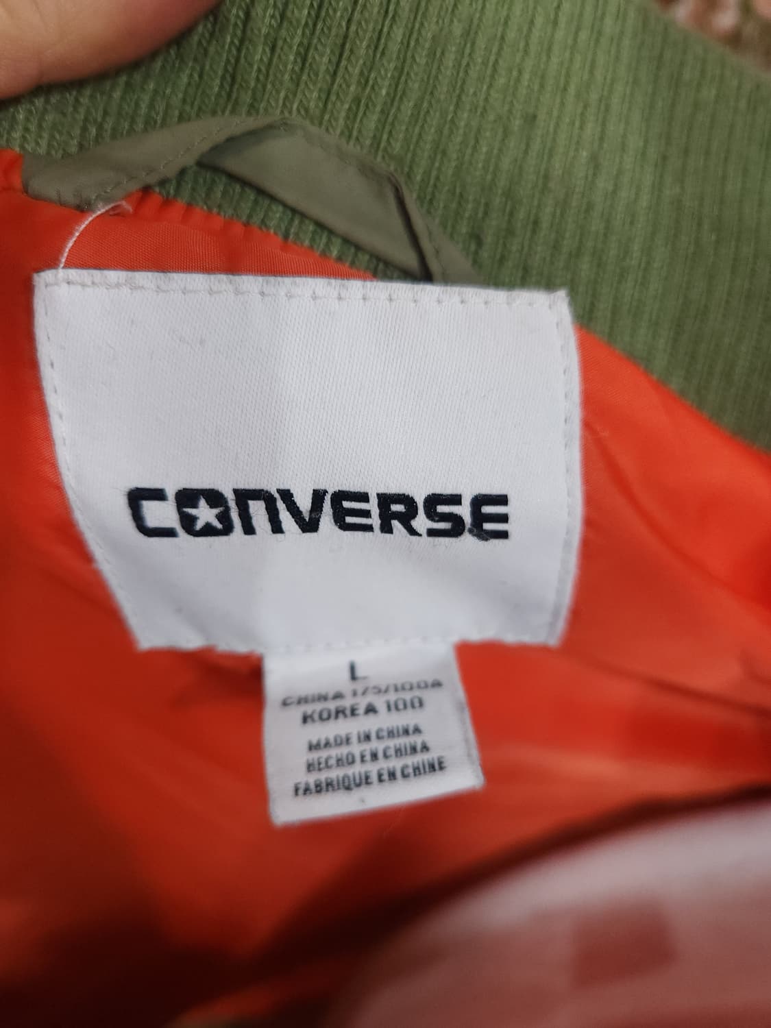 컨버스 패드 봄버  ma1 항공점퍼 상품이미지5