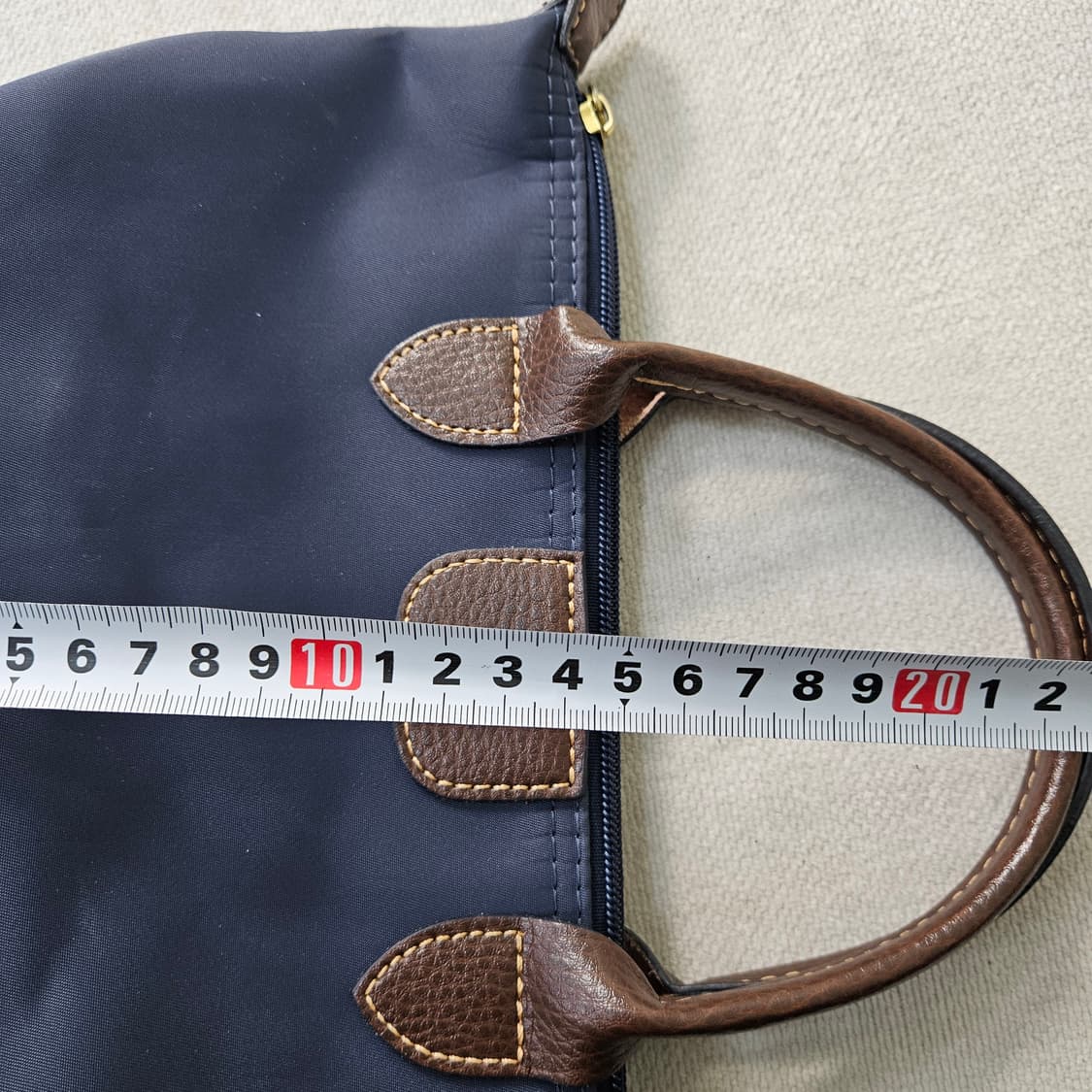 F 롱샴 플라이쥬 핸들백 (얼룩) 0409Y 상품이미지7