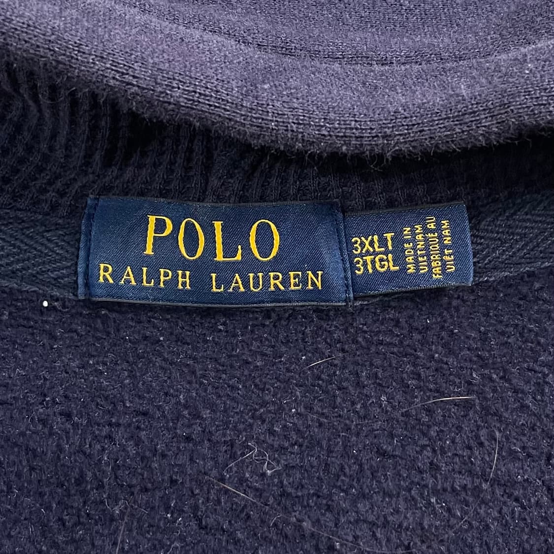 폴로 랄프로렌 빅사이즈 네이비 후드집업 상품이미지6