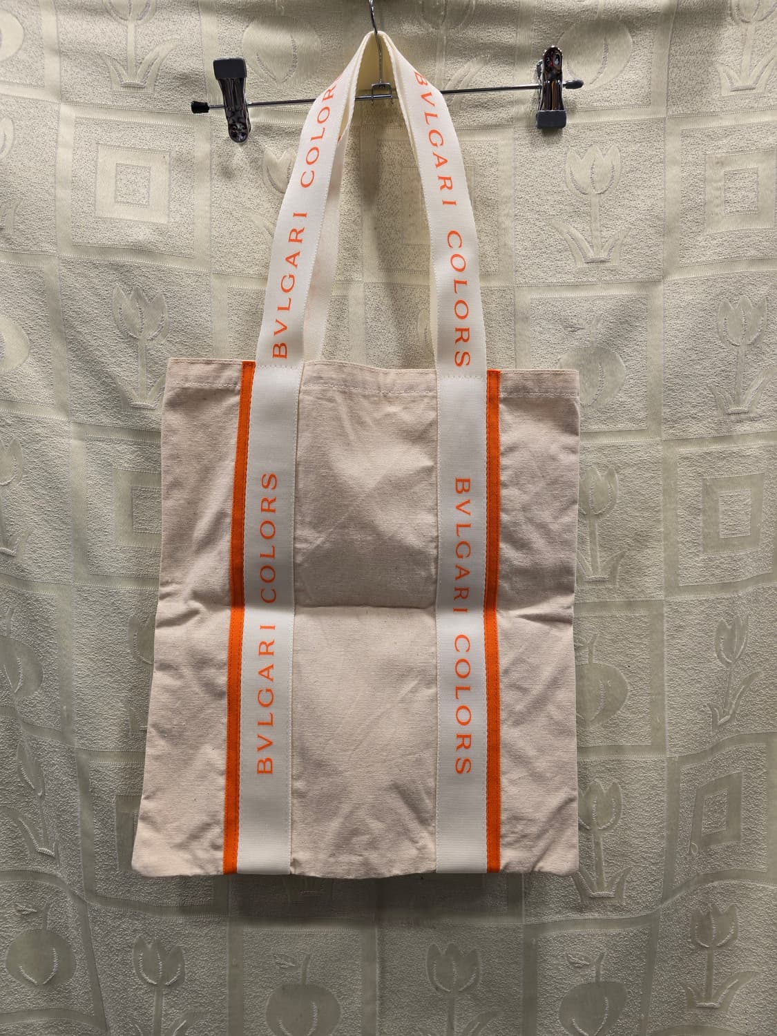 새상품) 불가리 컬러즈 캔버스 토트백 에코백 아이보리 상품이미지1