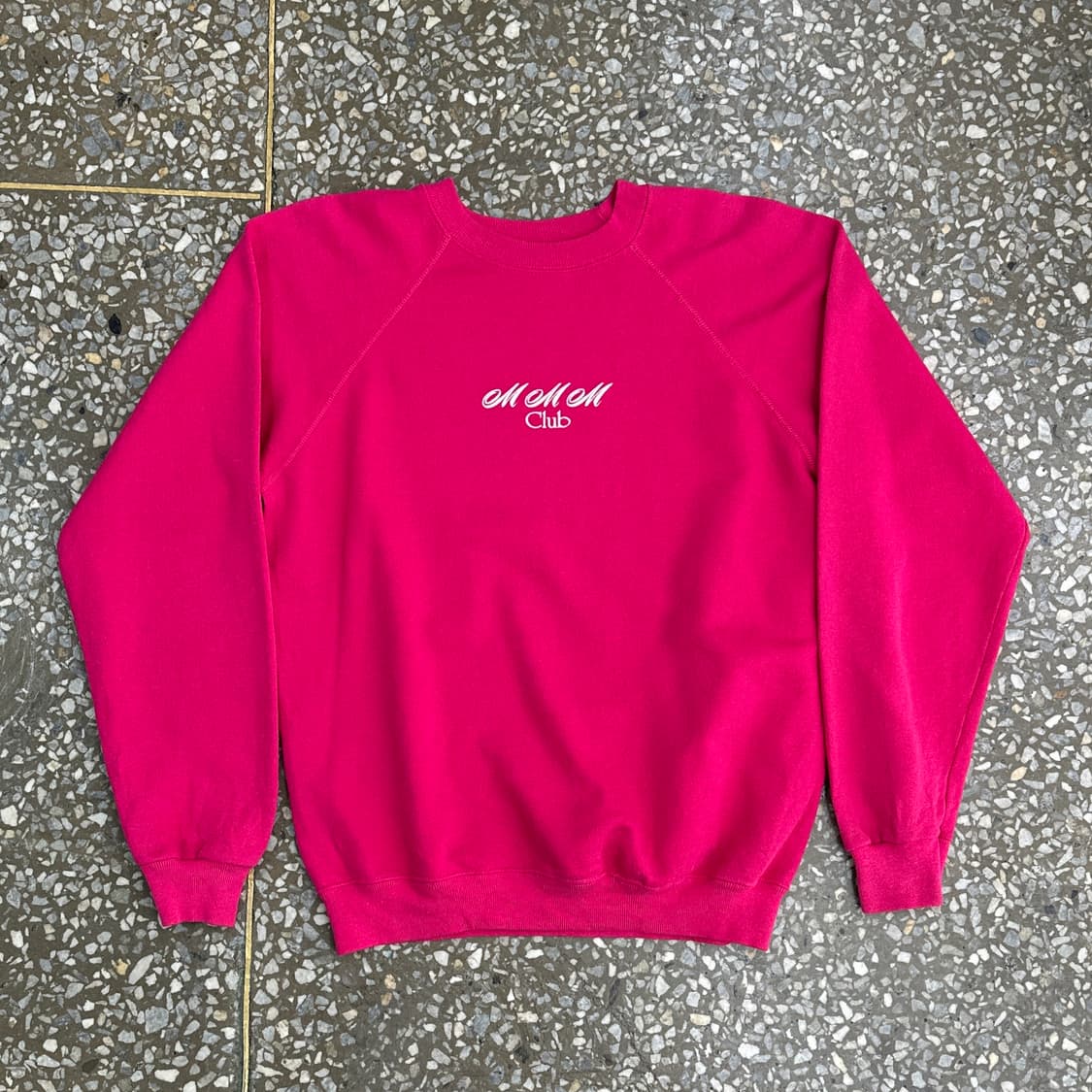 80s USA 헤인즈 MMM 클럽 빈티지 스웻셔츠 L 상품이미지1