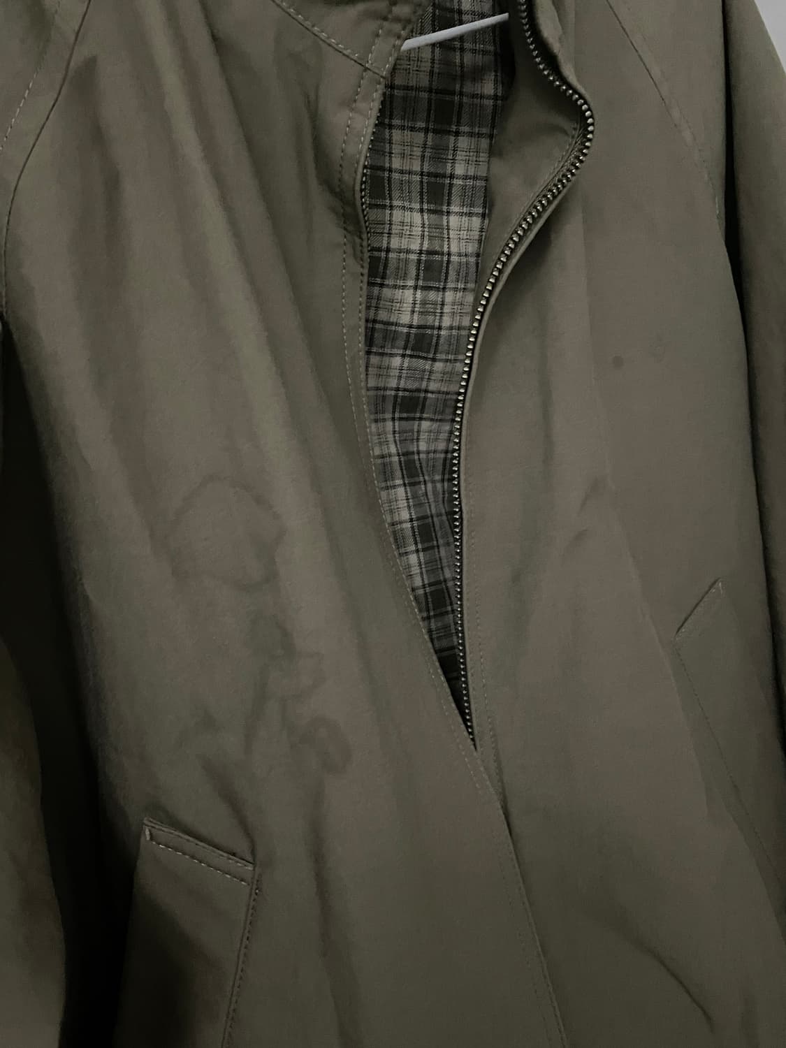 유니클로 해링턴재킷 올리브 S 상품이미지2