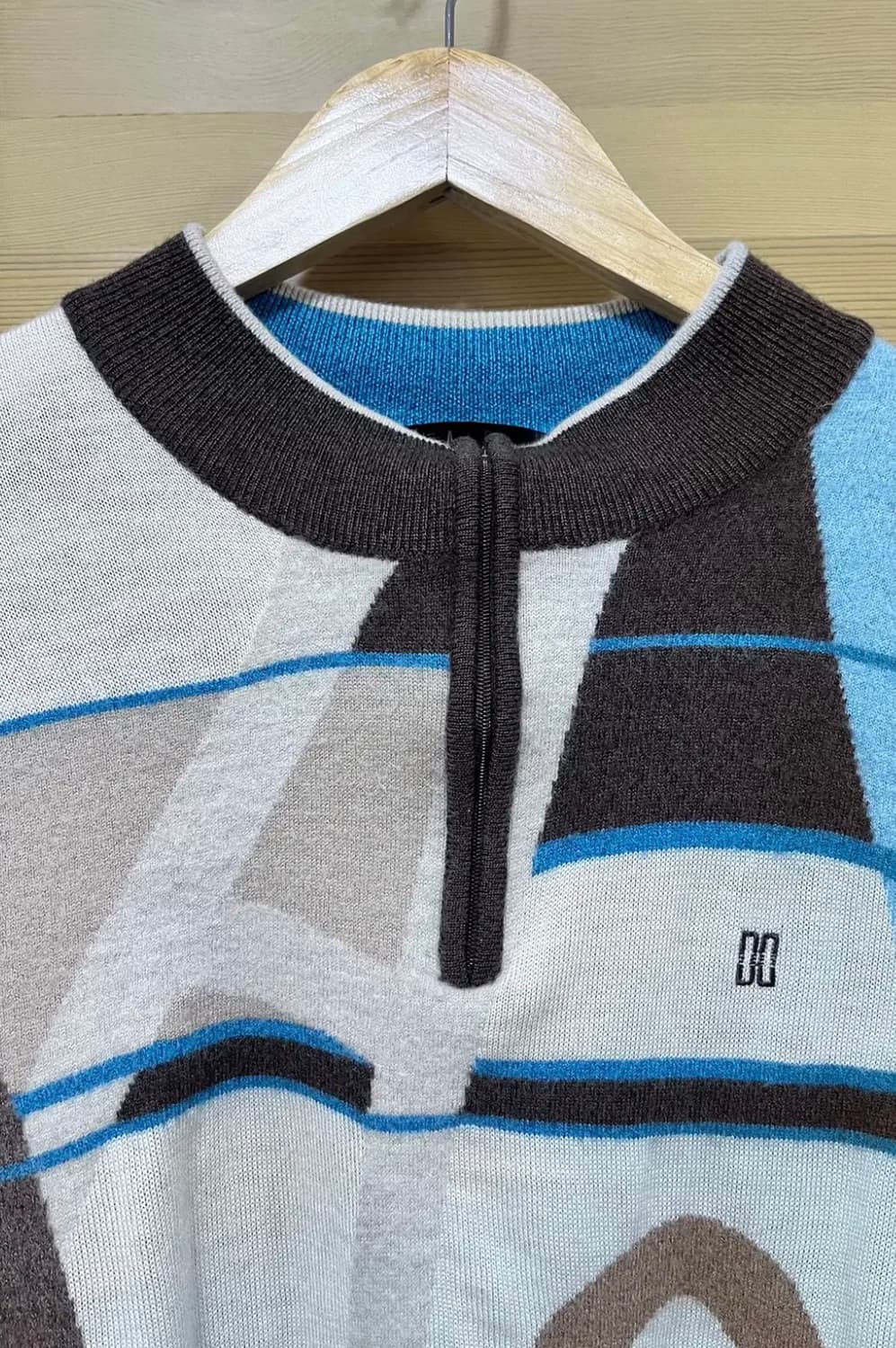 닥스 남성 반넥반집업니트 100사이즈 상품이미지1