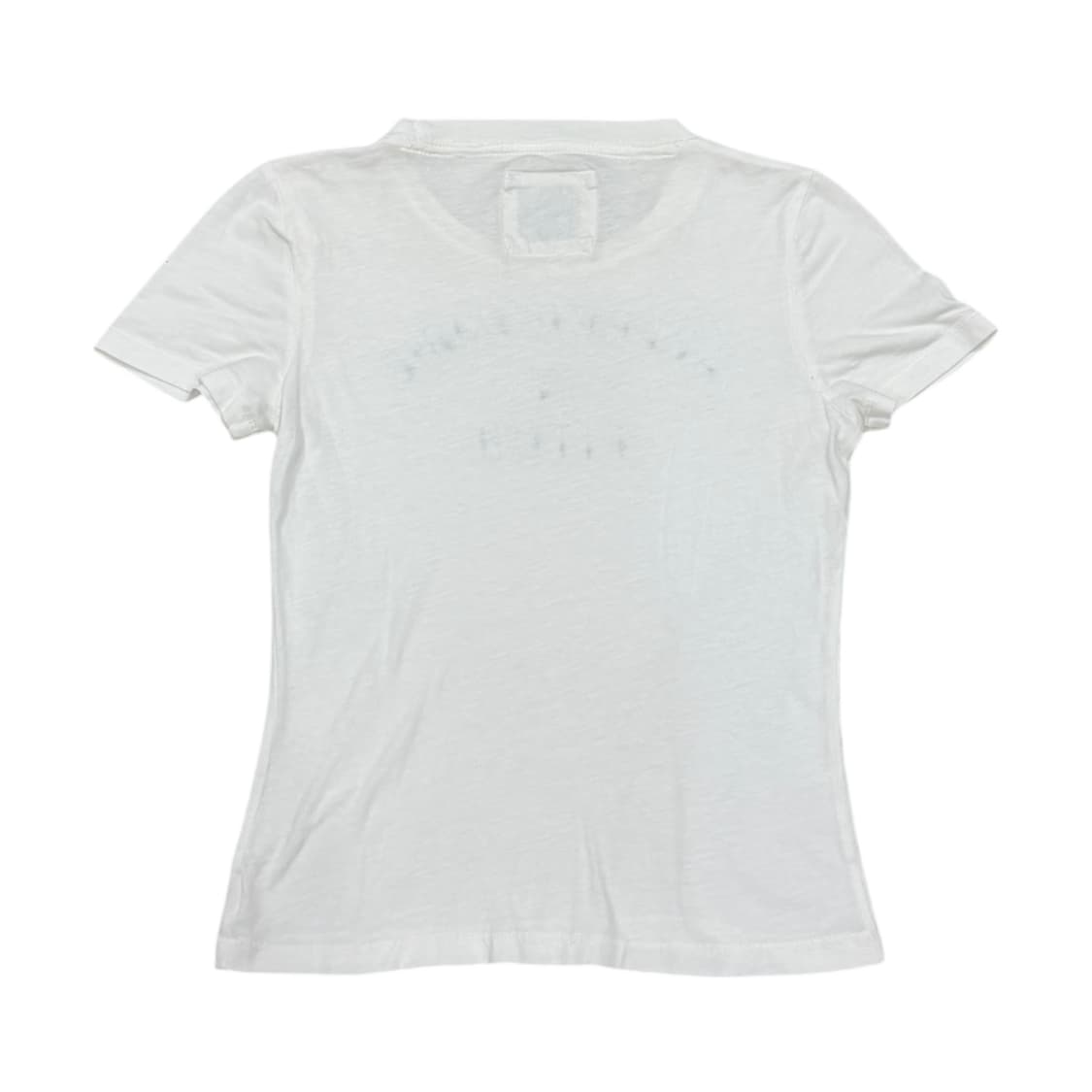 아베크롬비 빈티지 딱붙핏 Y2K 스펠로고 반팔 화이트 M 상품이미지3