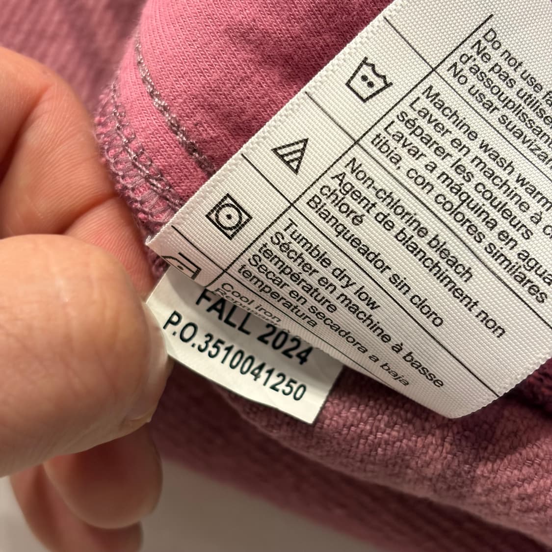 [M] 24s 칼하트 코튼 핑크 체크 셔츠 D394 상품이미지9