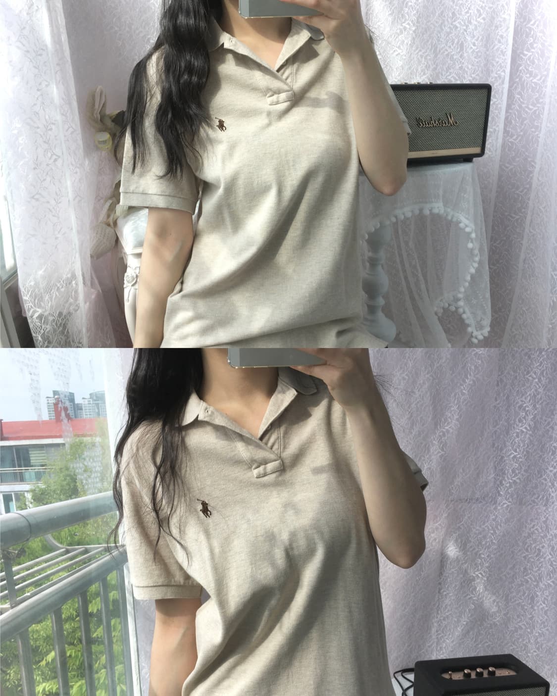 Polo mocha latte pk tee 상품이미지2