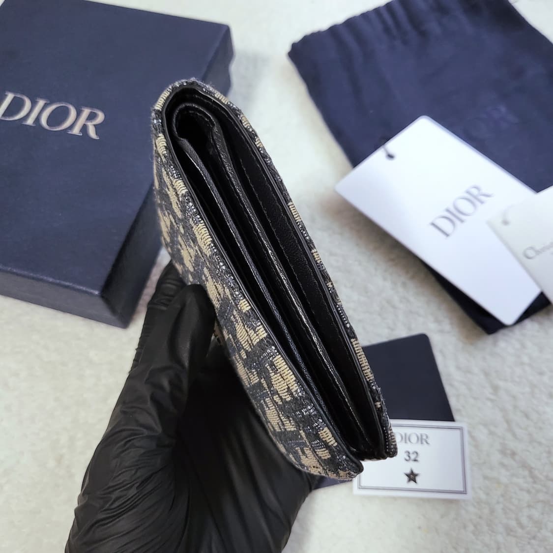 [풀구성] 디올 오블리크 반지갑  상품이미지5