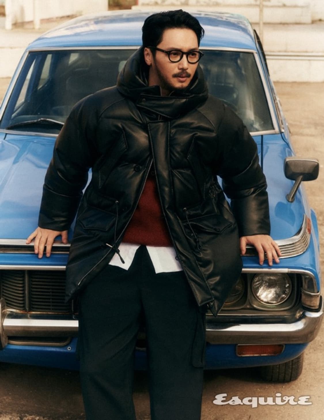 유니폼브릿지 / 카라코람 비건 레더 쉘터 다운 파카 / XL 상품이미지1