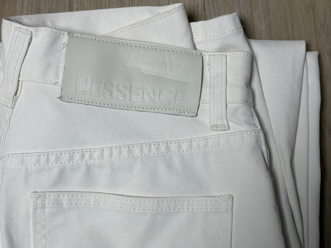 [Le] pigment white curved pants 화이트코튼팬츠 상품이미지4
