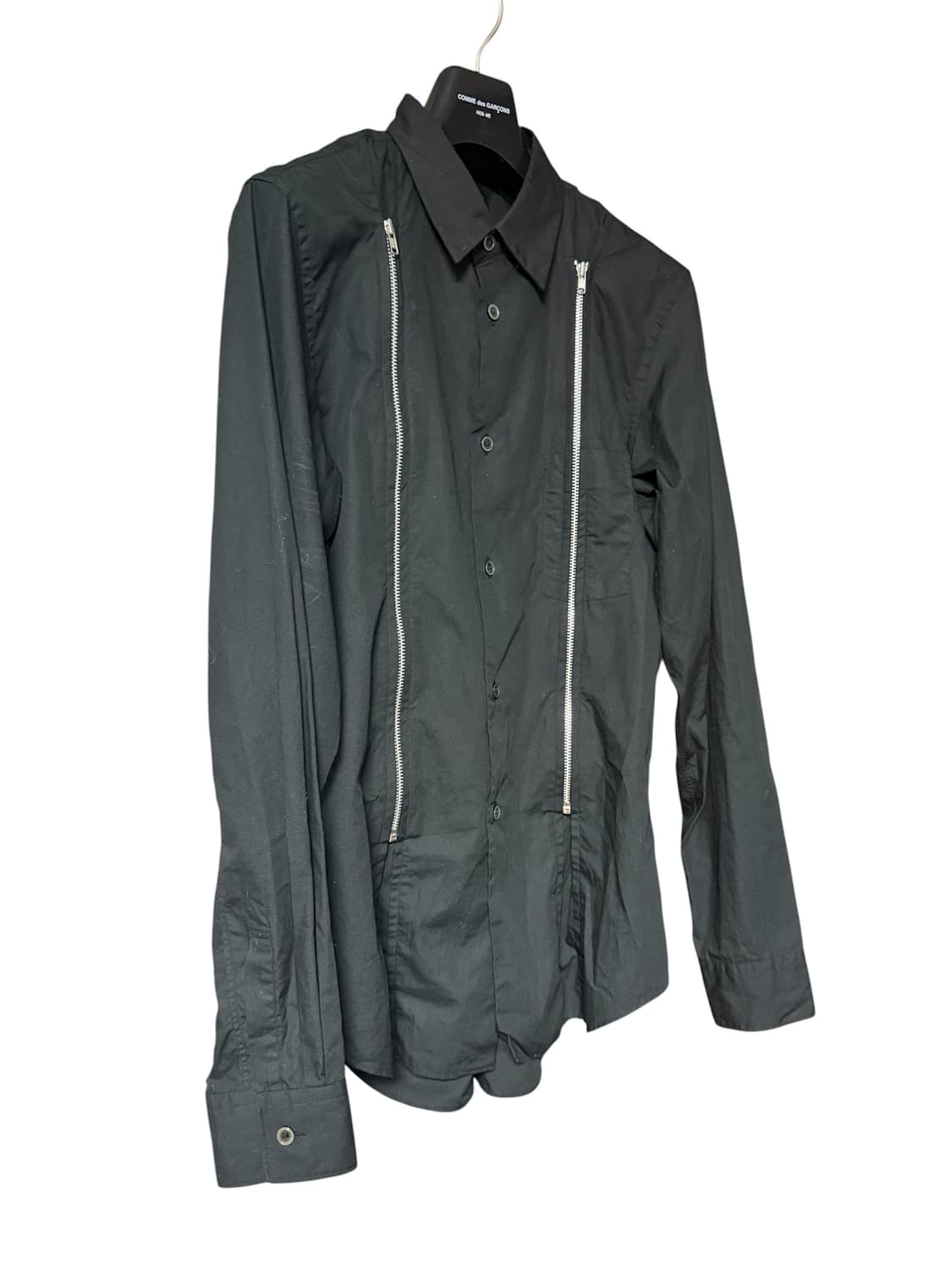 꼼데가르송 블랙 집업 셔츠 상품이미지1