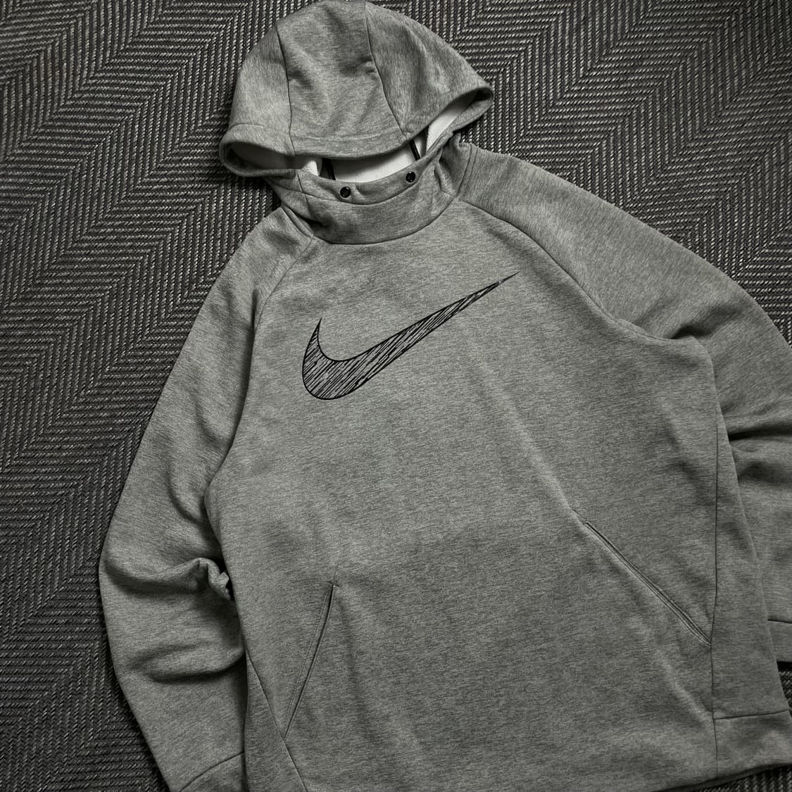 나이키 빅스우시 트레이닝 그레이 후드 티셔츠 y 4545 상품이미지1