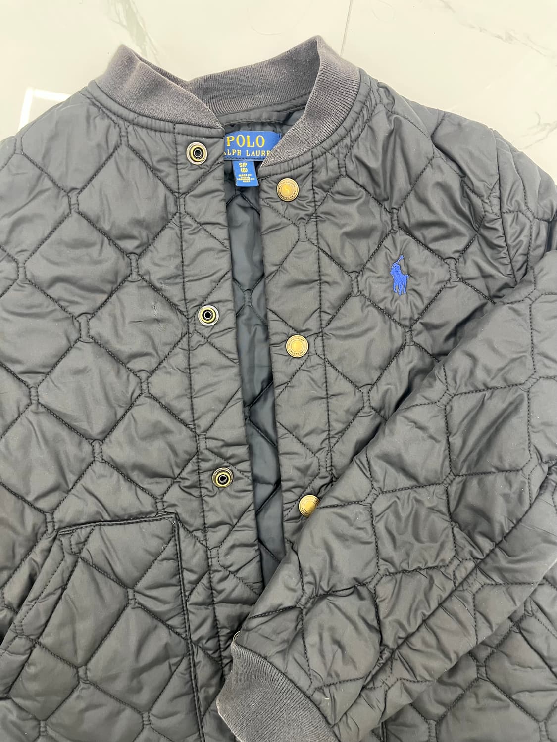 폴로 랄프로렌 퀄팅 자켓 블랙(s) 상품이미지2