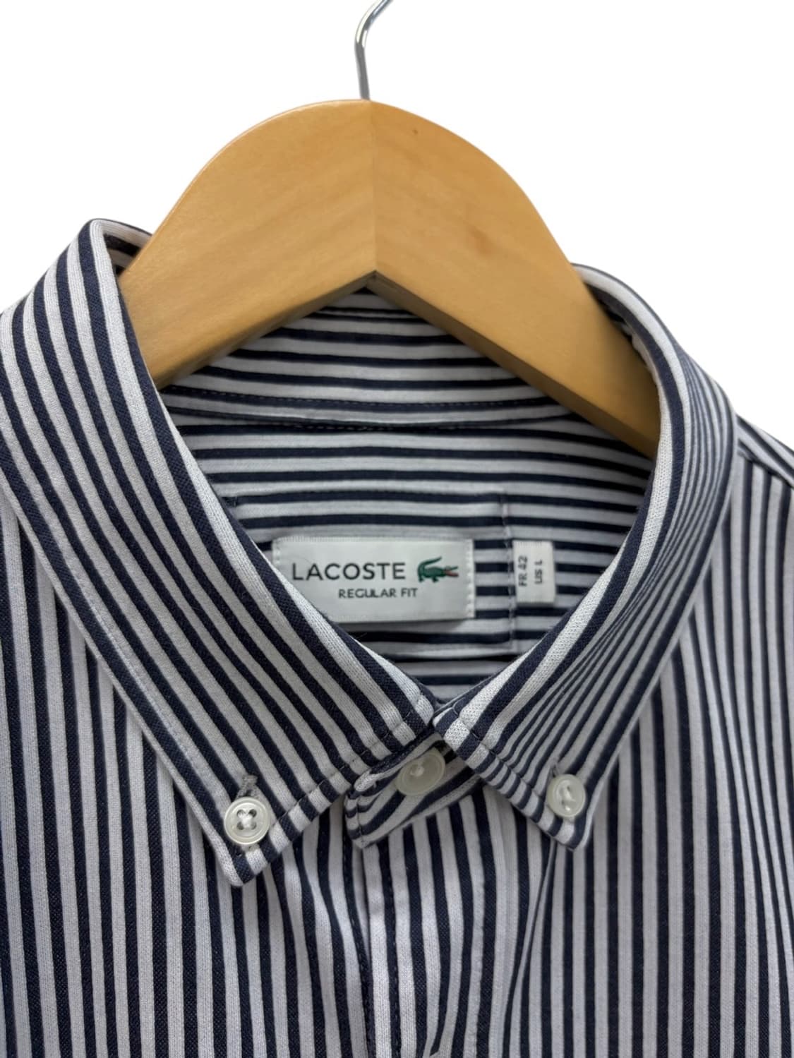라코스테 스트라이프 셔츠 (L) 상품이미지3