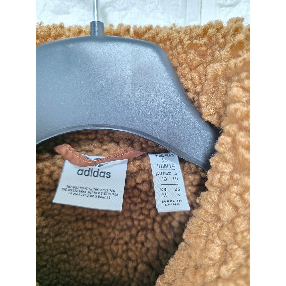 택포// 아디다스 CO Sherpa 뽀글이 코트 M 상품이미지2