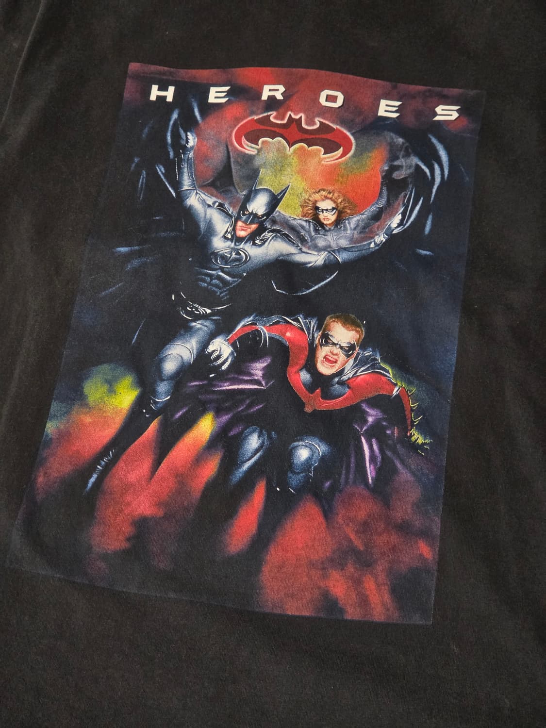1997 Batman & Robin Movie 반팔 M 상품이미지2