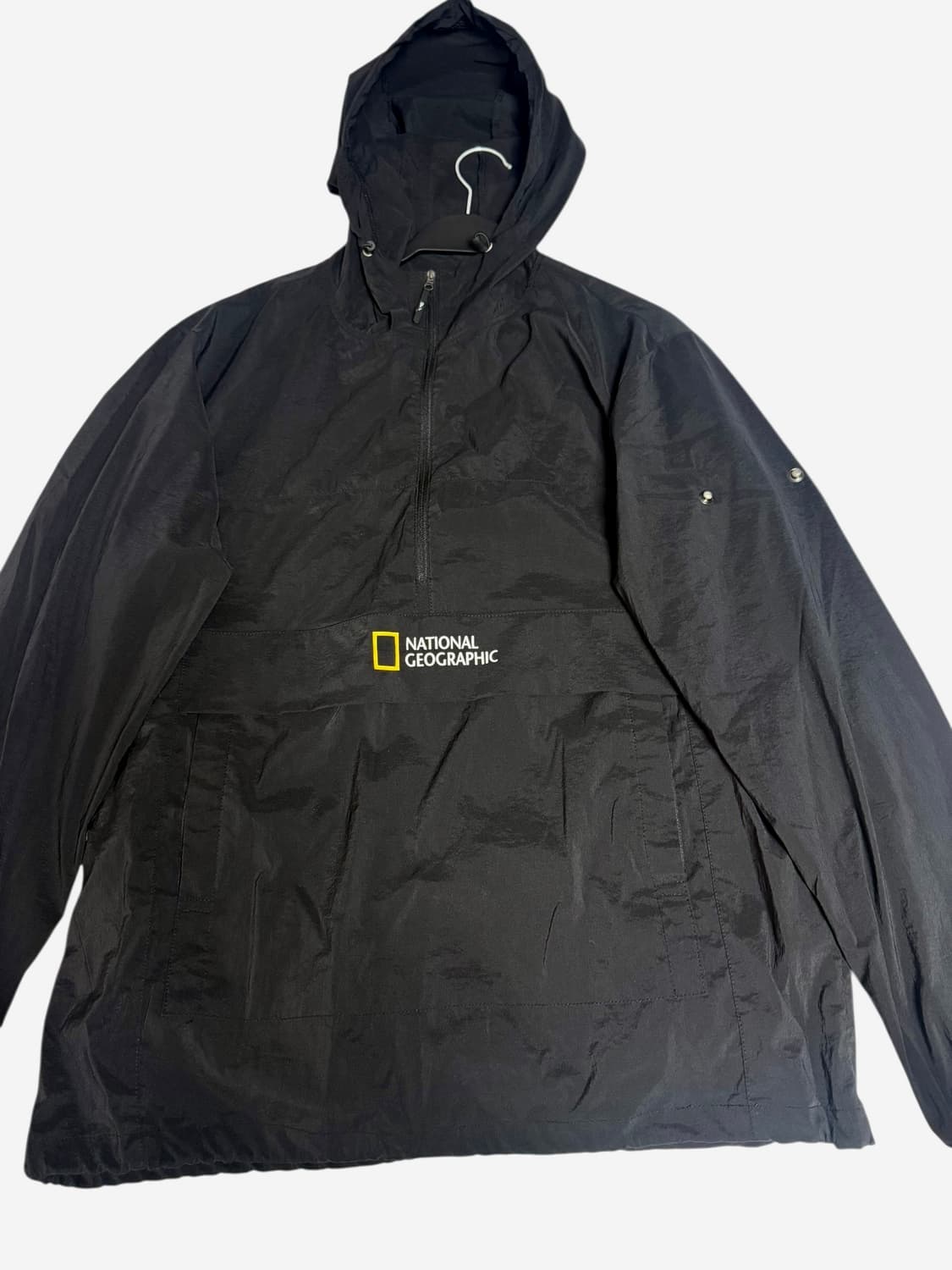 NATIONAL GEOGRAPHIC 오버핏 블랙 아노락 (XL)  상품이미지2