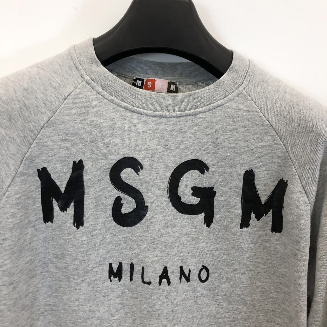 MSGM 밀라노 그레이 맨투맨 L 상품이미지2