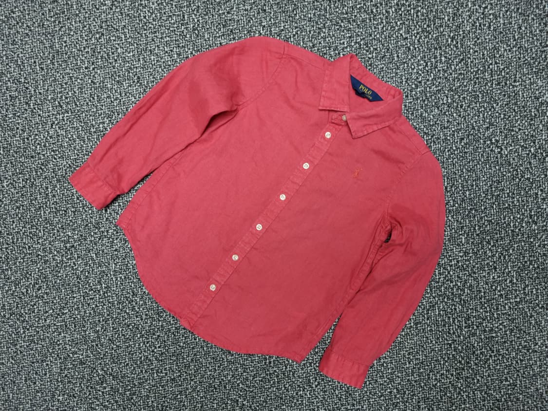 [무료배송][120]폴로 키즈 린넨 셔츠 남방 상품이미지3