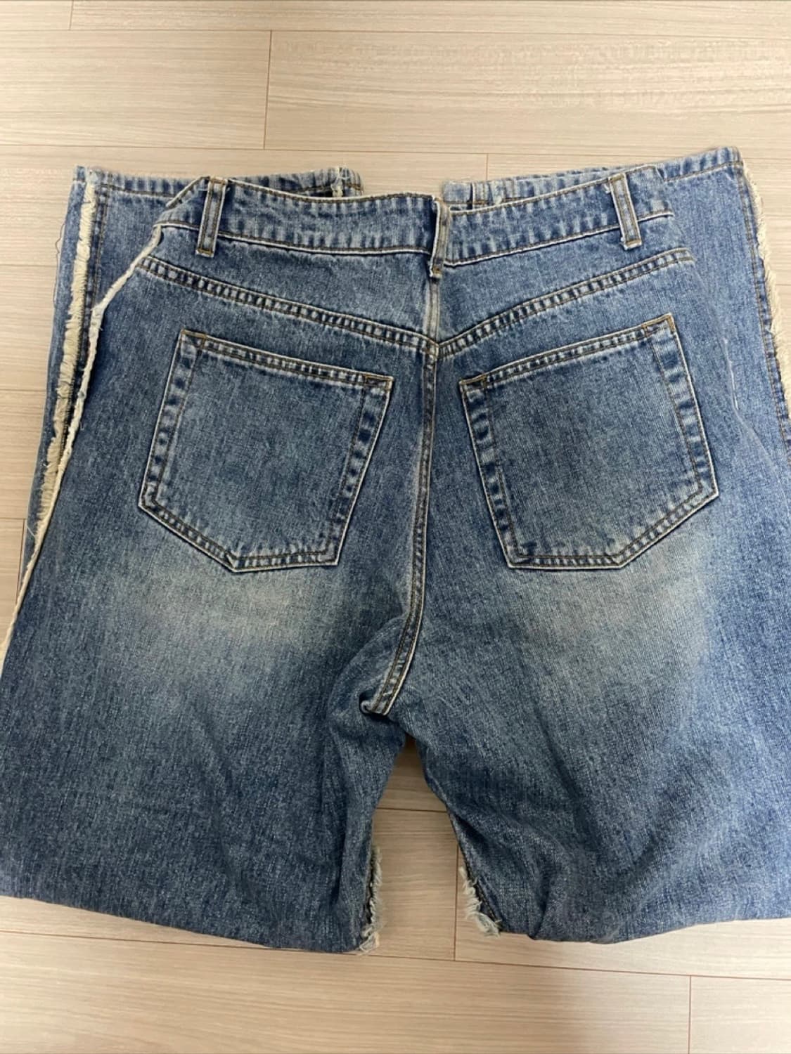 쿠어 coor 컷오프 스플릿 데님 s 상품이미지2