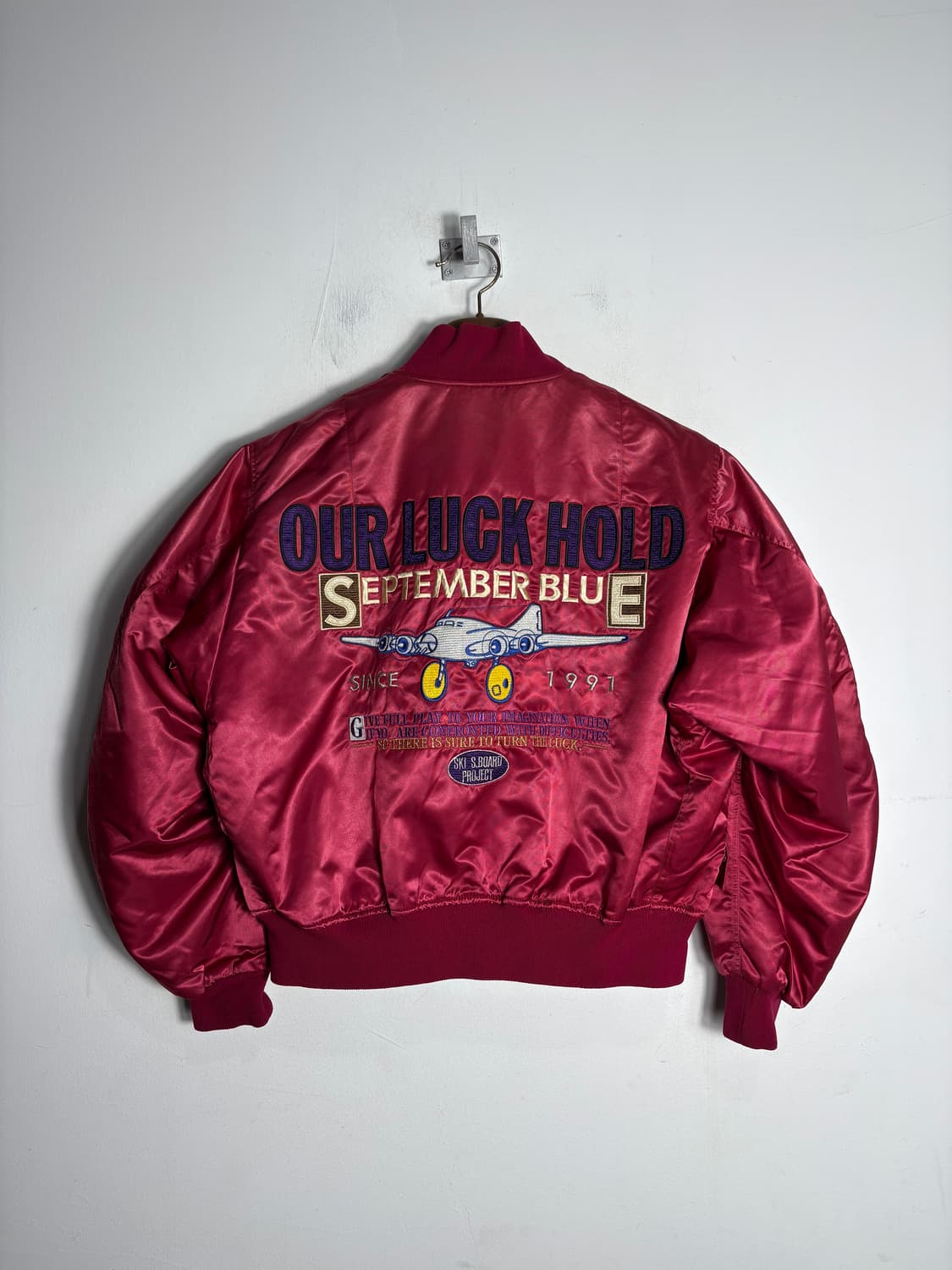 레드 바시티 양면 점퍼 ma1 상품이미지2