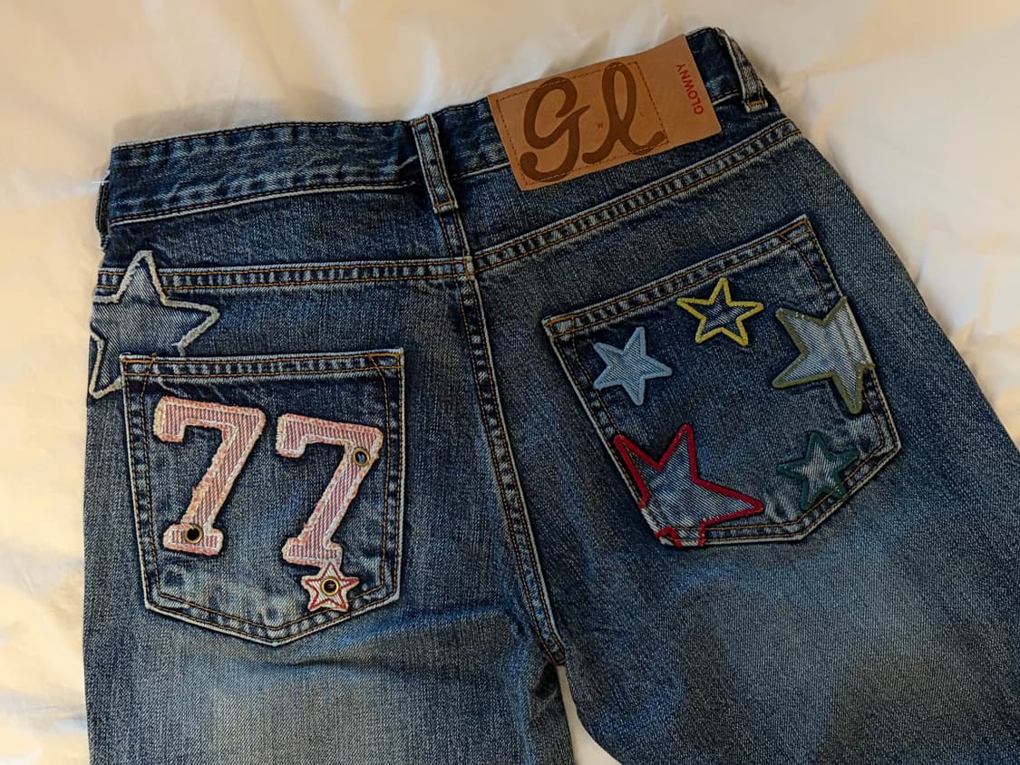 WESTERN FLARE JEANS (VINTAGE BLUE) 상품이미지3