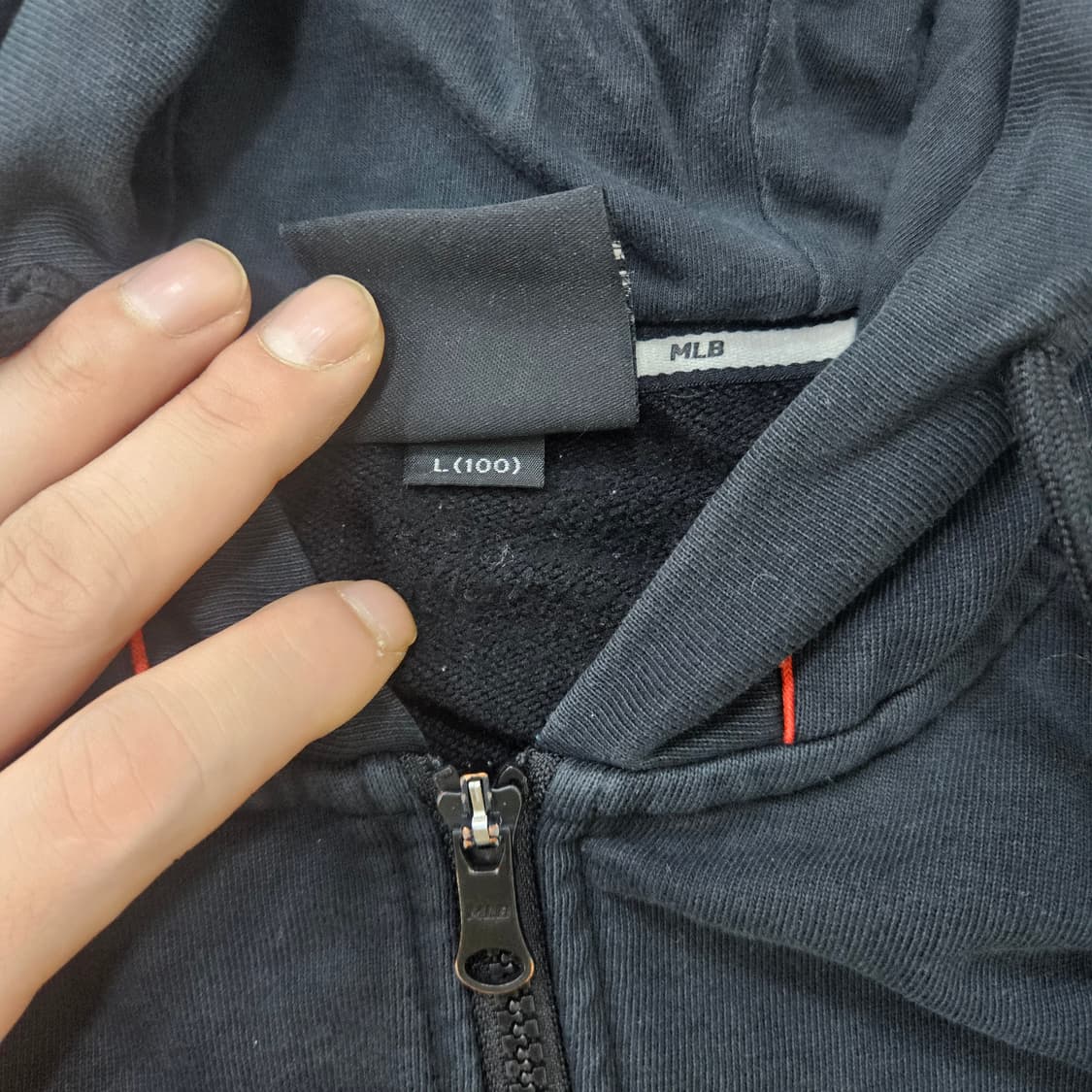 100 MLB 다저스로고 후드집업 0303Y 상품이미지4