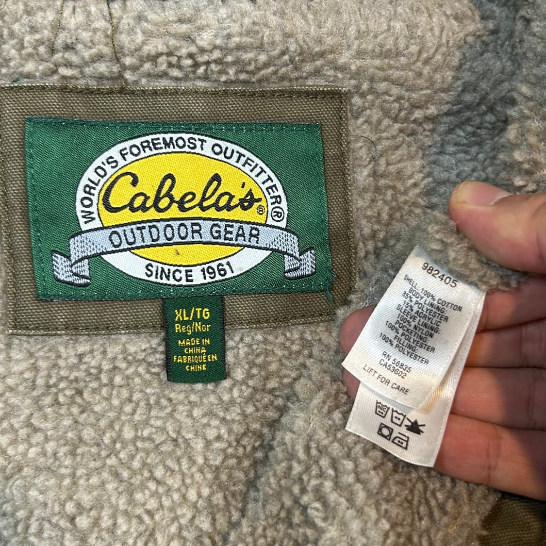 XL) CABELAS USA 워크웨어 덕 캔버스 액티브 자켓 상품이미지8