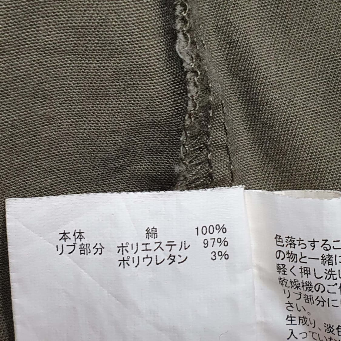 소매 셔링 포켓 숏 후드 야상 점퍼 카키 상품이미지8