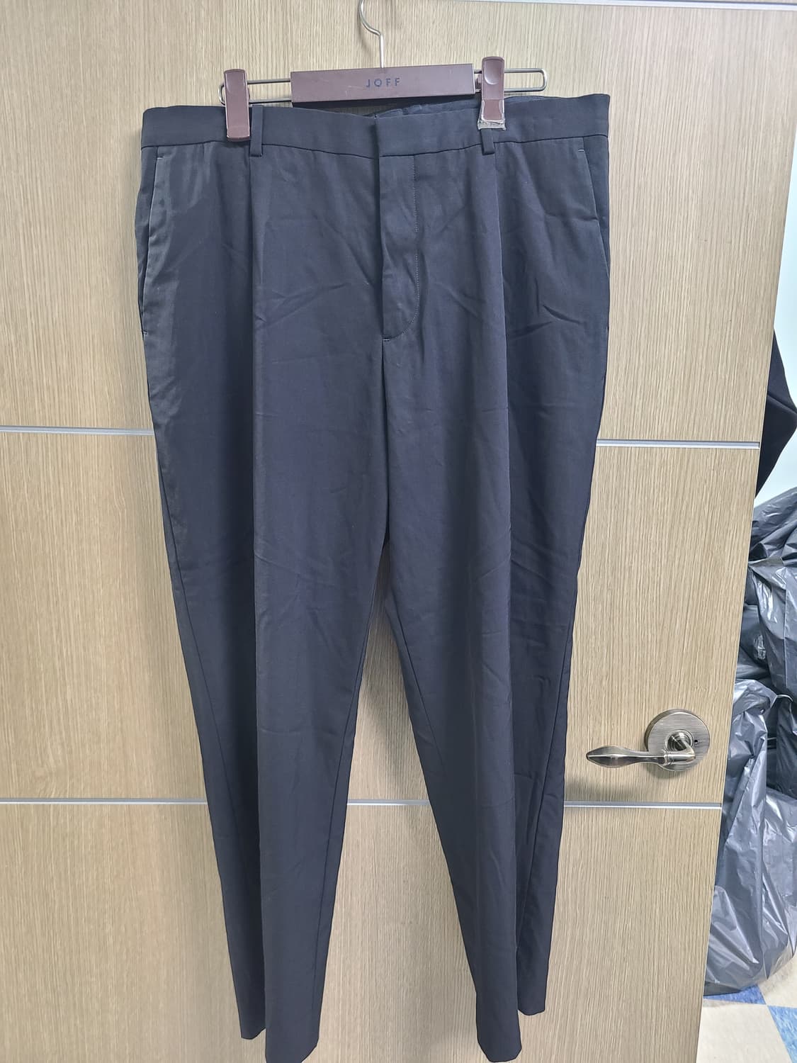 띠어리 버진울 블랙 여름 슬랙스 34 상품이미지1