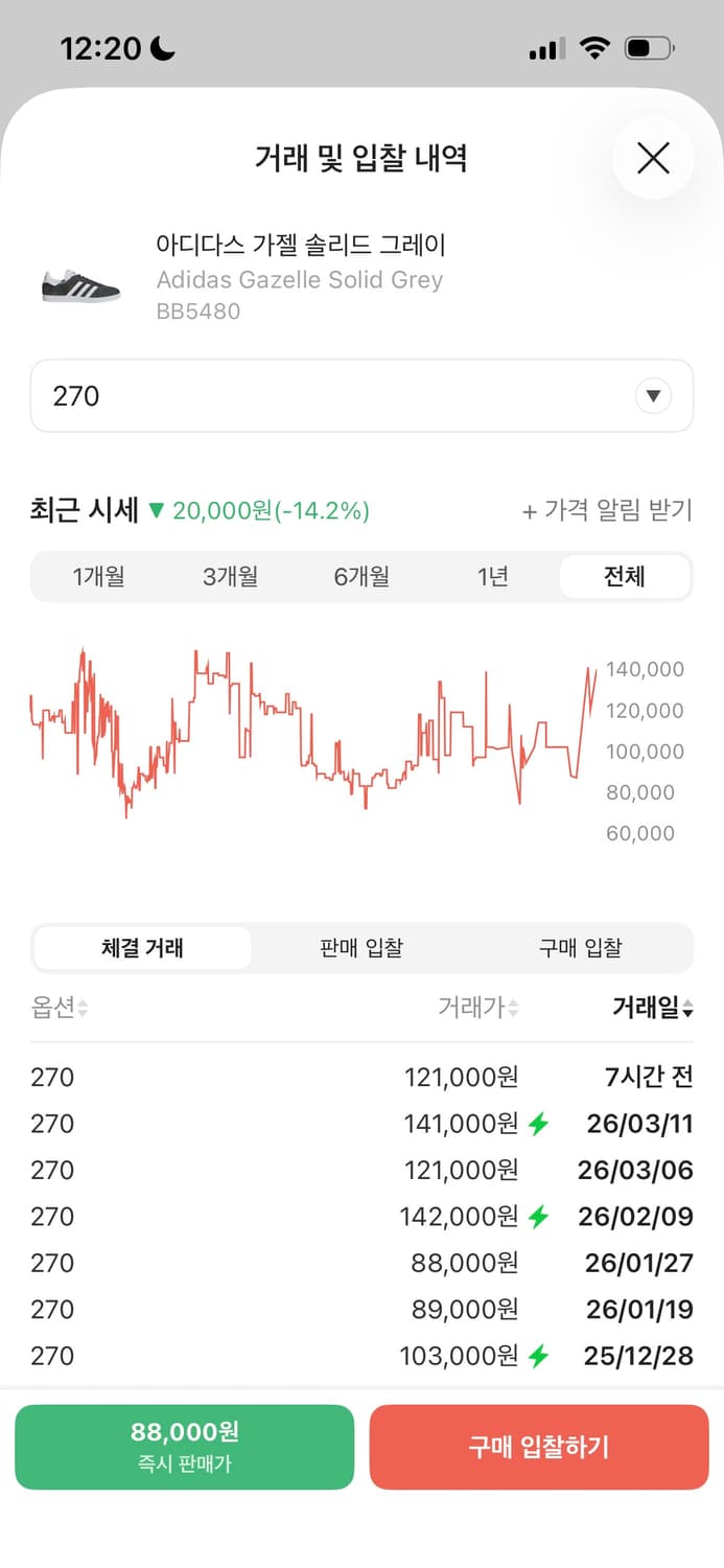 아디다시 가젤 솔리드 그레이 상품이미지2