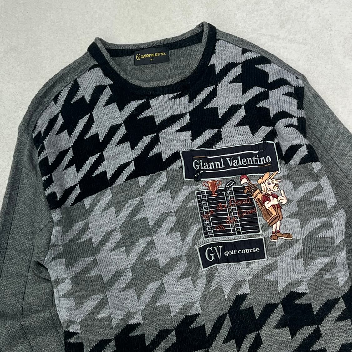 지아니발렌티노 자수 패치 니트 s09736 상품이미지3