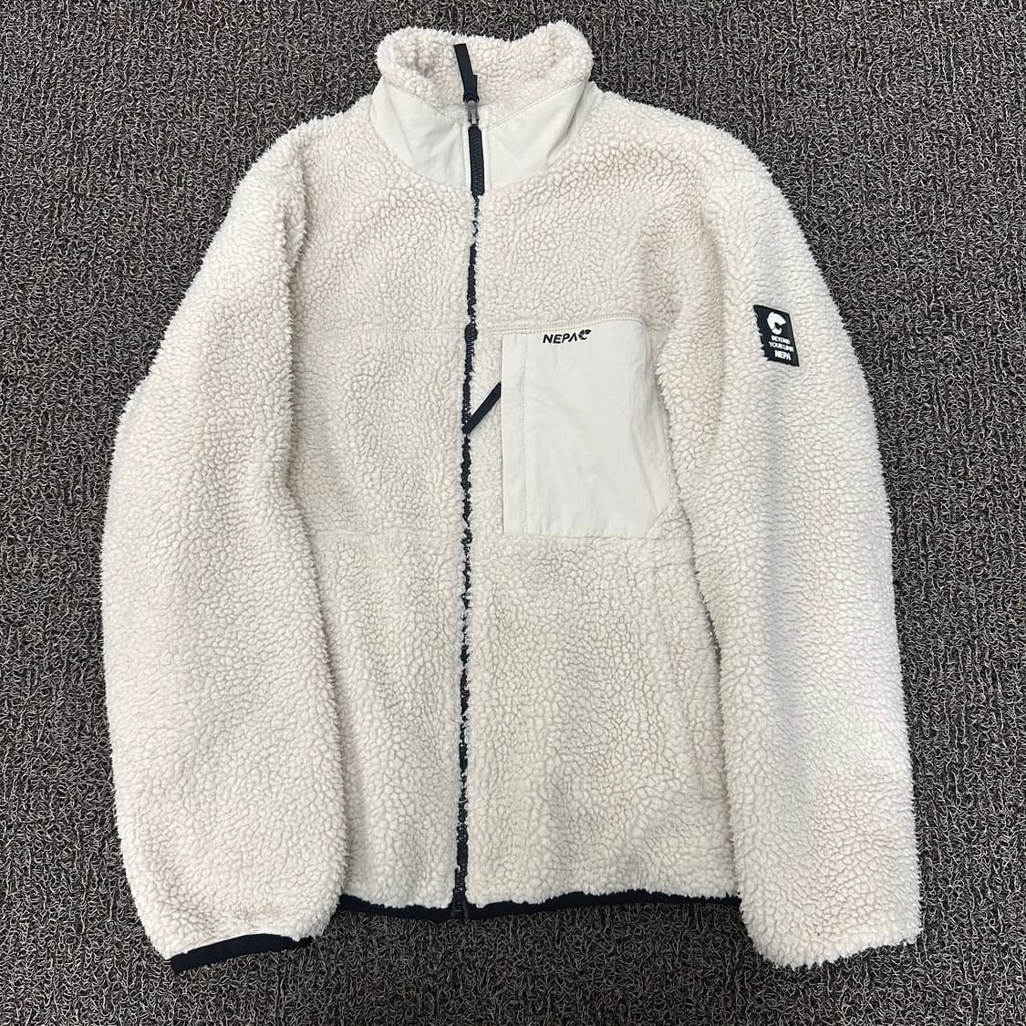 NEPA 네파 뽀글이 털 자켓 아이보리 95사이즈 상품이미지1