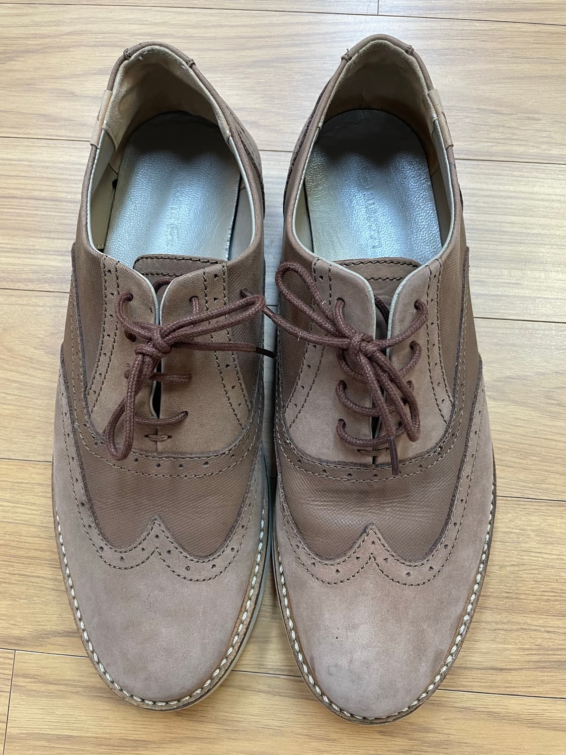 라코스테 브라운 브로그 슈즈 280 상품이미지1