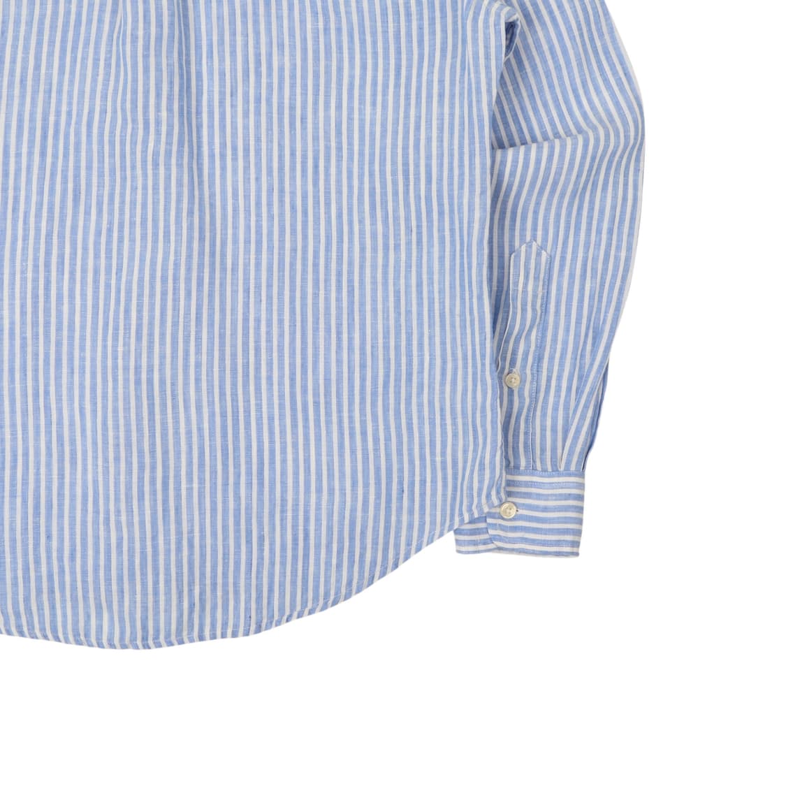 폴로 랄프로렌 qr 린넨 라이트 블루 스트라이프 셔츠 상품이미지7