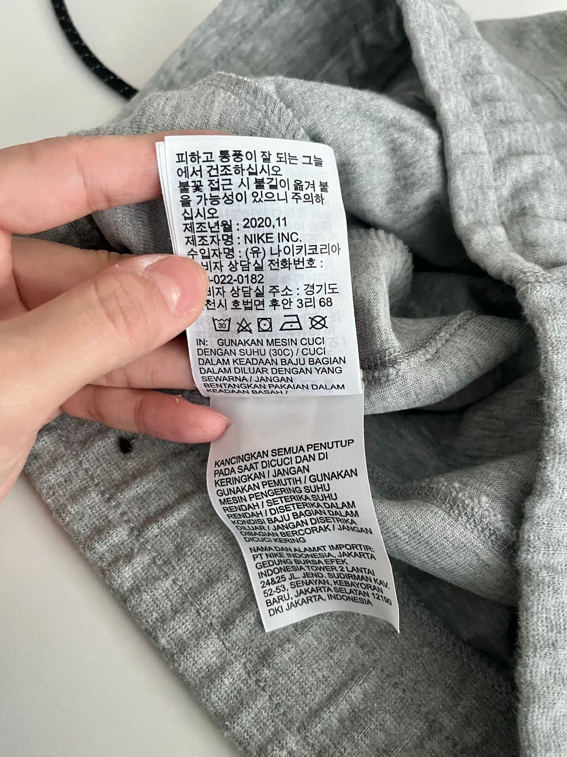 M) 나이키 여성 테크 플리스 조거 팬츠 그레이 상품이미지7