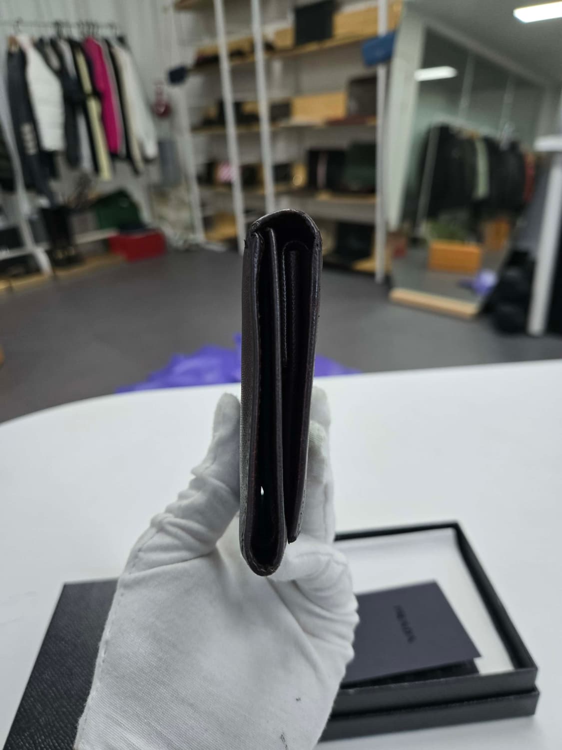 [A급컨디션] 프라다 사피아노 삼단 중지갑 상품이미지3