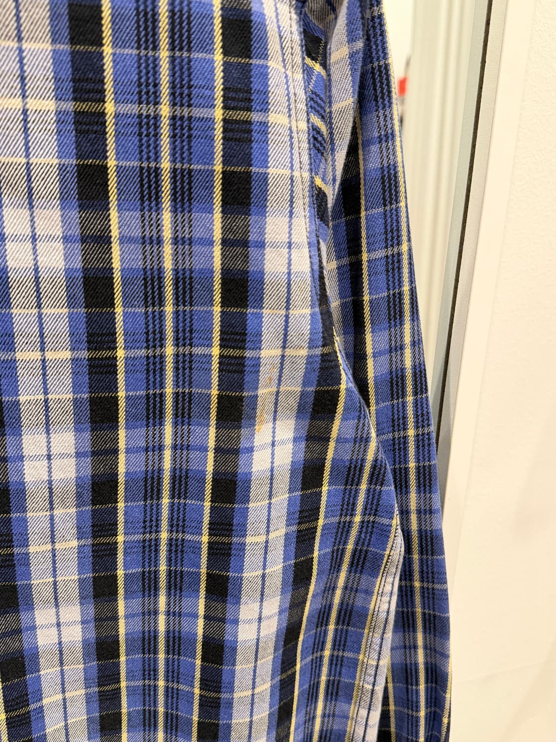 00s Levis 리바이스 헤비코튼 레드탭 체크 셔츠 상품이미지7