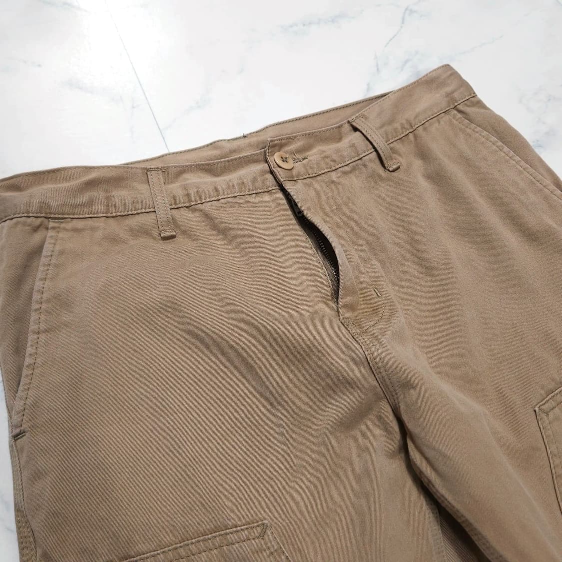 32)Carhartt WIP 칼하트 스톤 팬츠 워크웨어 빈티지 베이지 상품이미지9