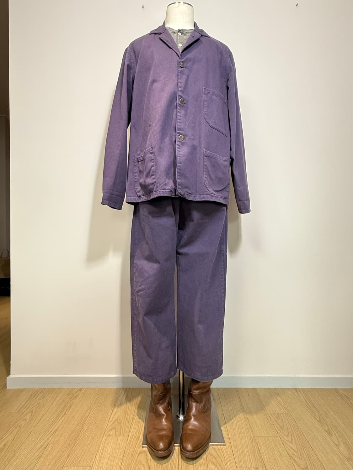 LVC 선셋코트 1880 치노 셋업 퍼플 상품이미지1