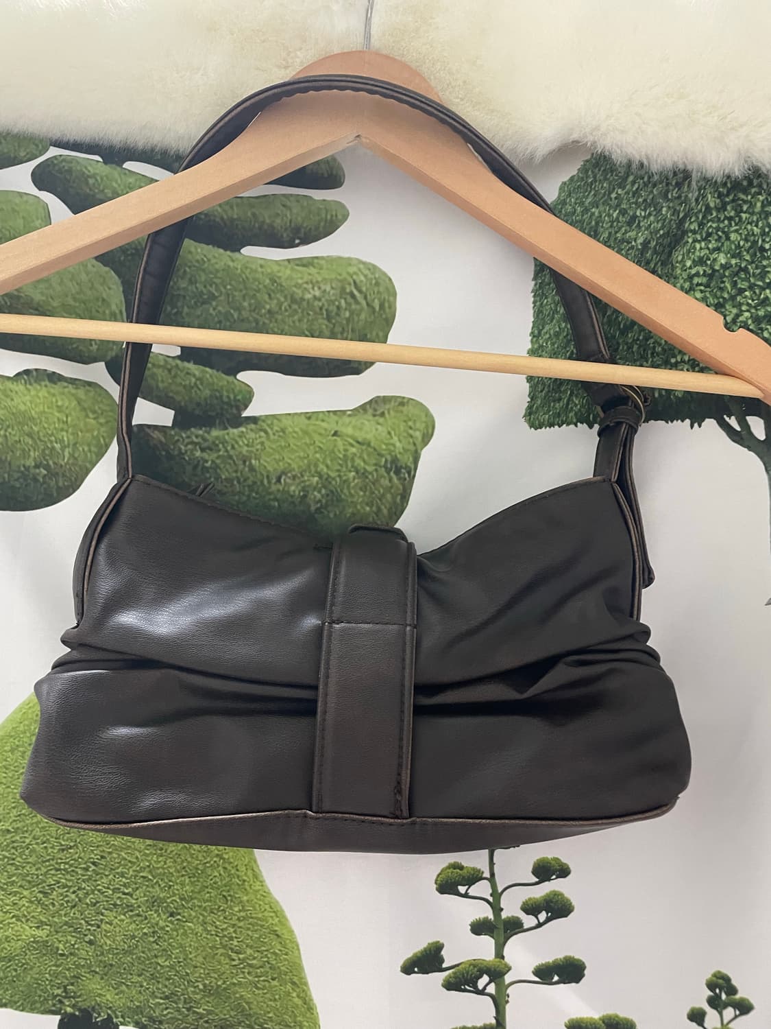 자라 빈티지 셔링 숄더백 상품이미지5