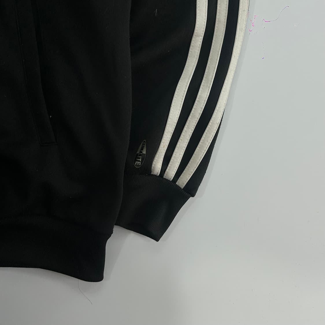 Adidas 아디다스 삼각로고 블랙 트랙탑져지 상품이미지5