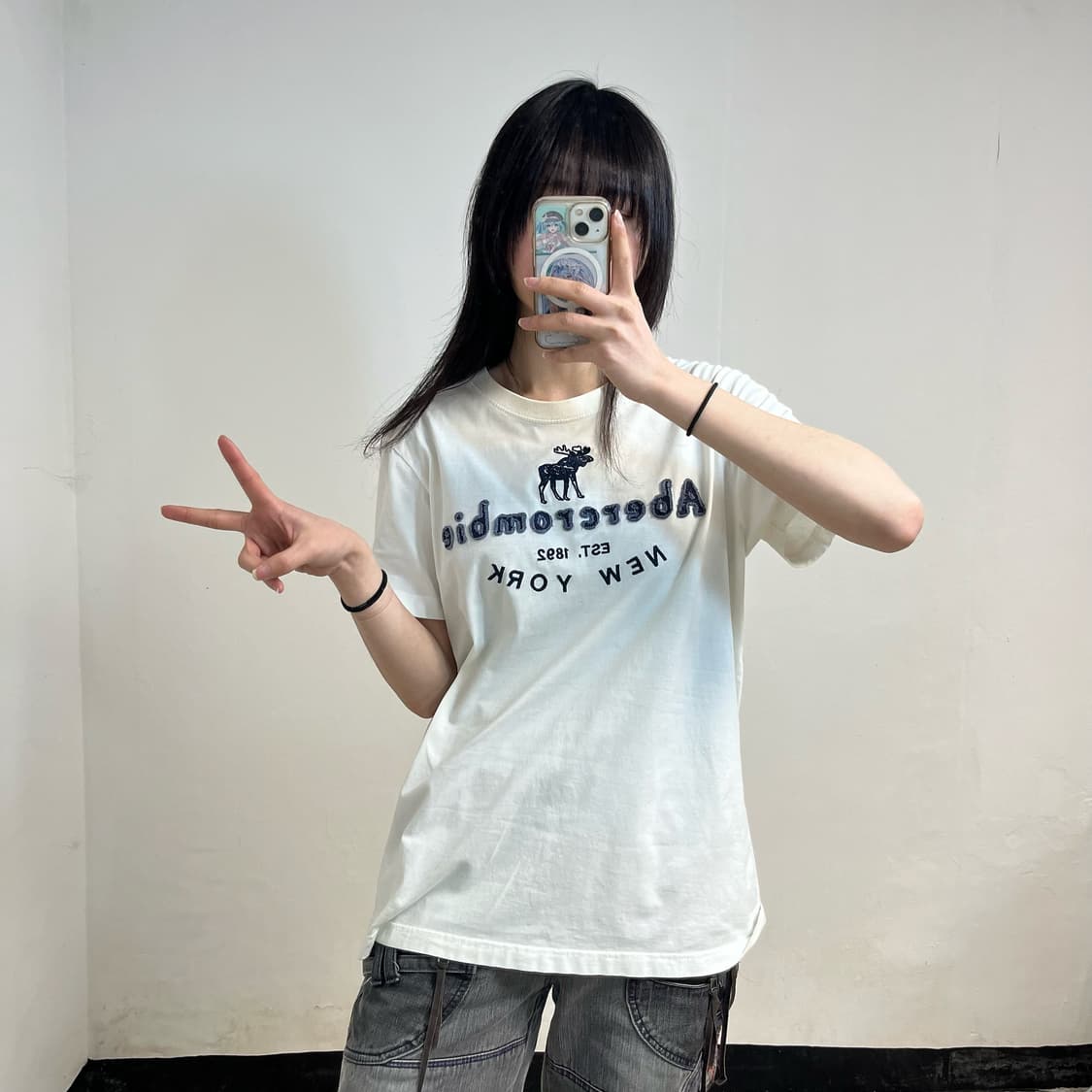 Abercrombie white t-shirt 상품이미지2