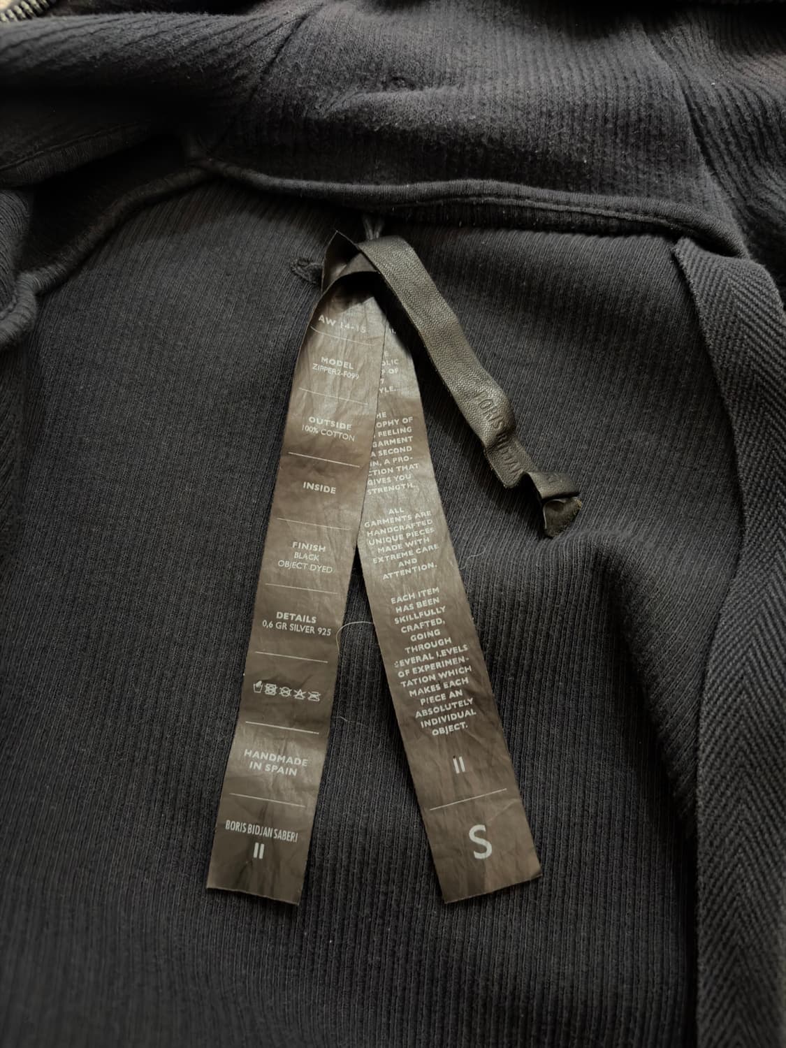 보리스 비잔 사베리 AW14 닌자후디 상품이미지3