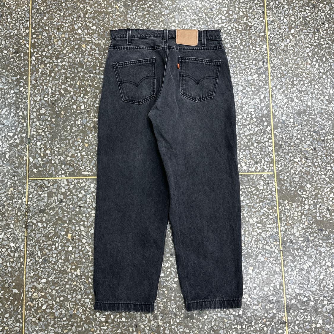 90s USA 리바이스 560 블랙 진 데님 팬츠 32 상품이미지2