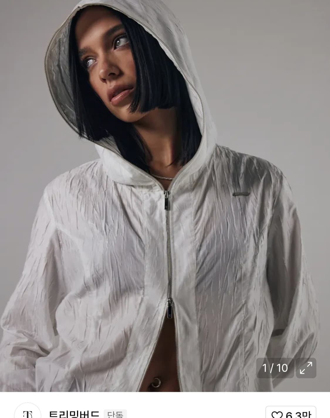 트리밍버드 실키 후디 셔츠 상품이미지8