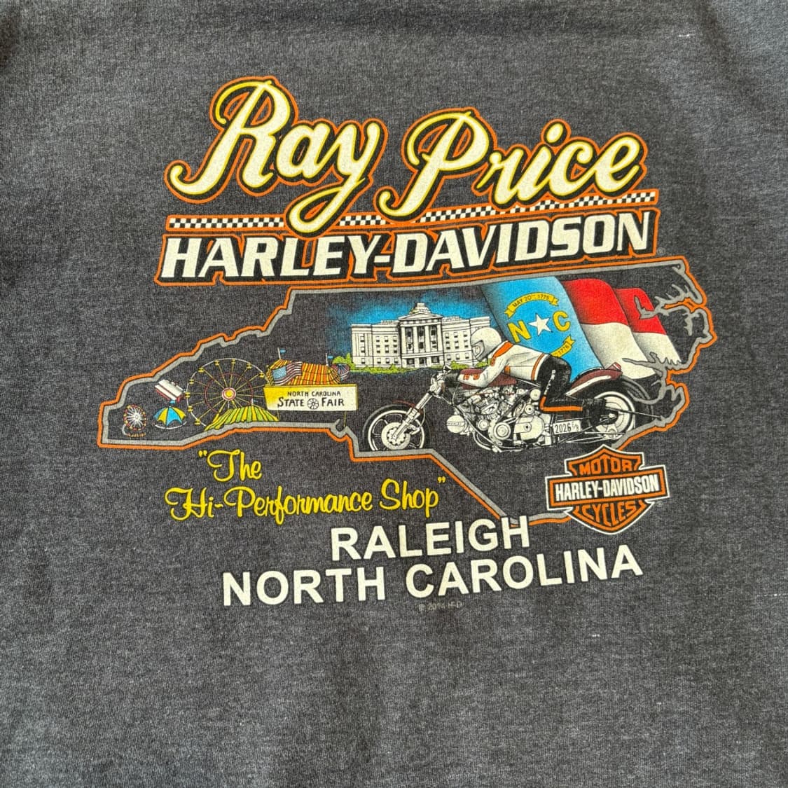 할리데이비슨 정품 다크 그레이 후디 후드티 상품이미지3