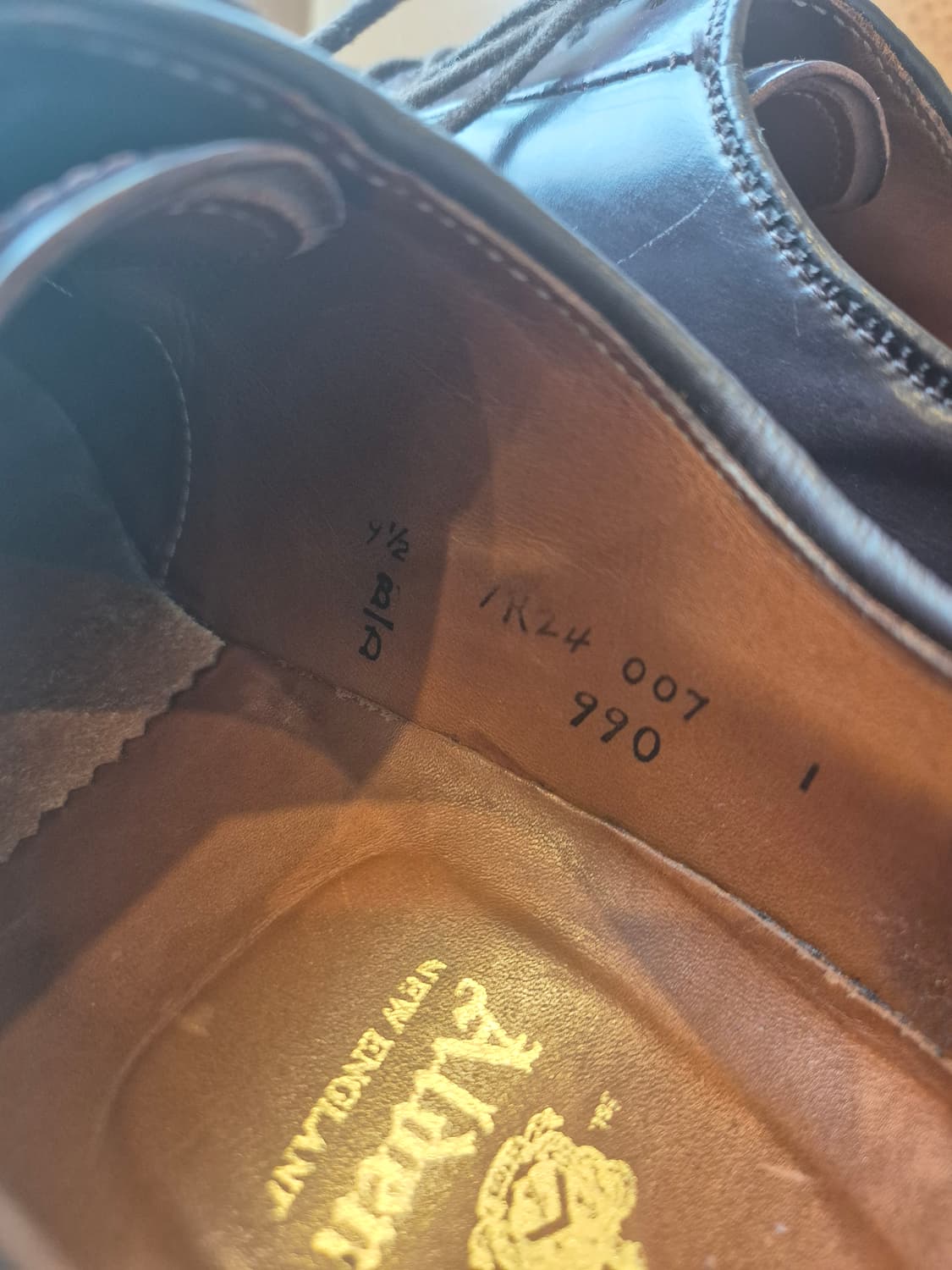 알든 990 플레인토 코도반 더비 9.5D 상품이미지4