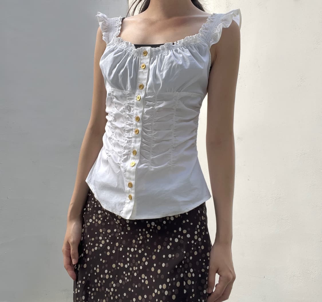 Guess 90s Puff Angel ɞ Top 상품이미지4